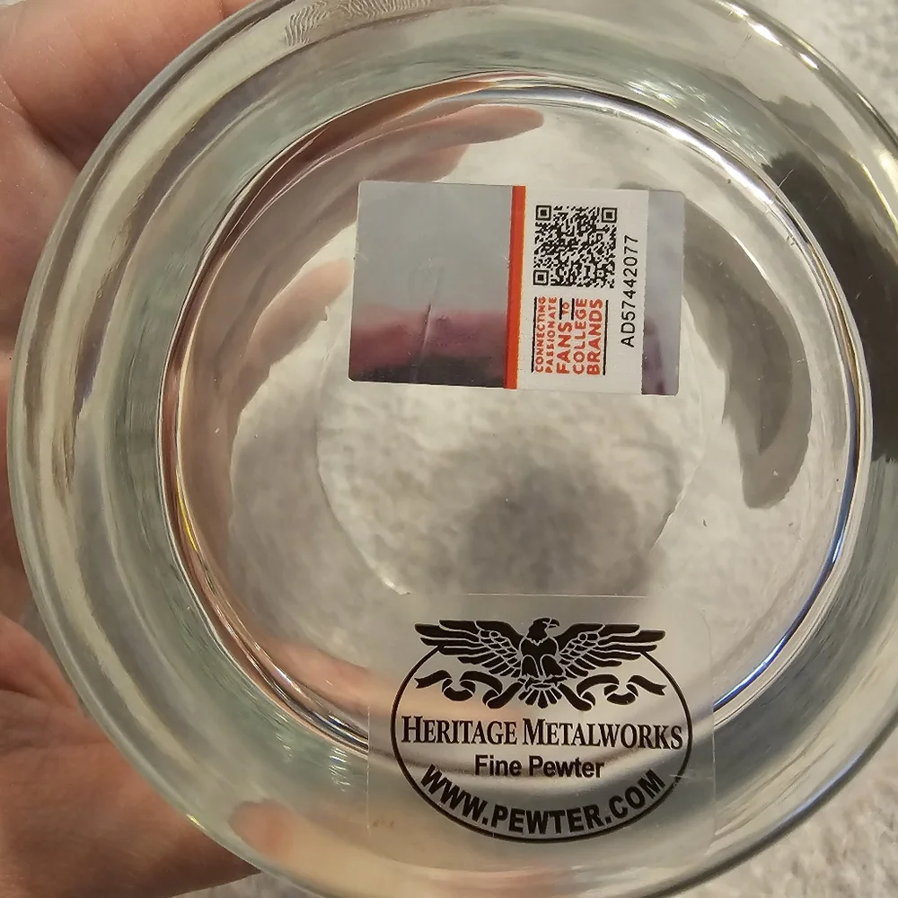 Heritage Pewter Oklahoma State Univeristy Beavers Double Old Fashioned Glass